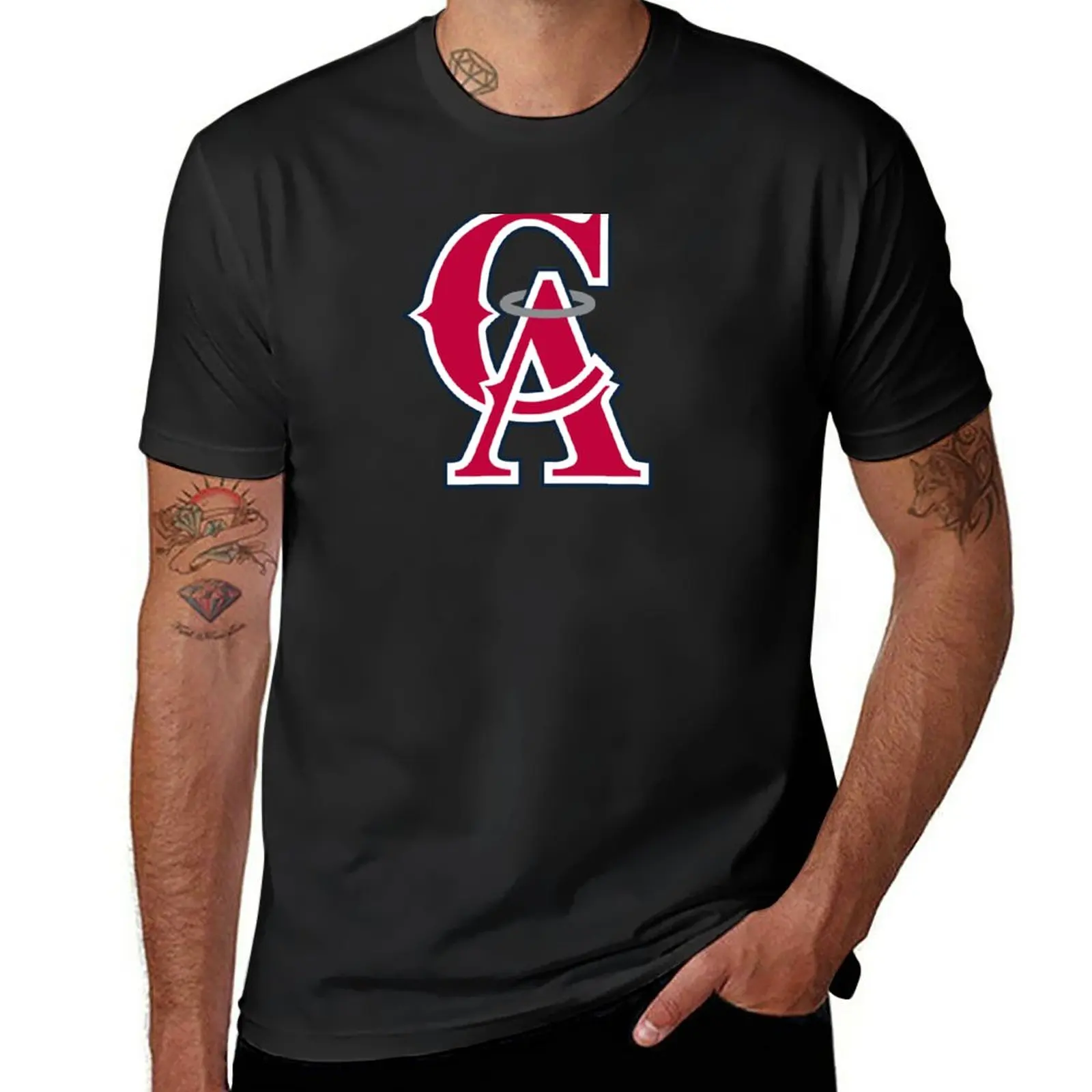 

New California Angels T-Shirt graphic t shirt boys t shirts black t shirts boys white t shirts Men's t shirts