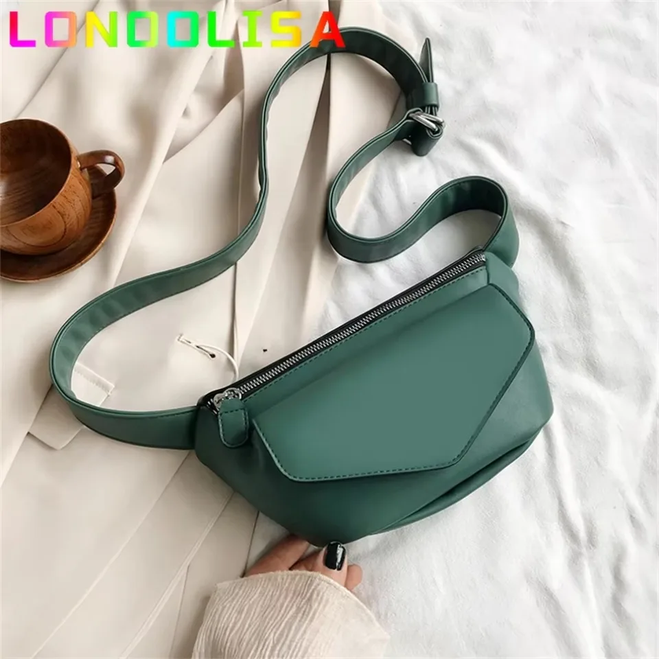 Casual Waist Bags for Women Leather Shoulder Bag Travel Small Chest Bag Female Fanny Pack Belt Purses Ladies Crossbody Bolsos