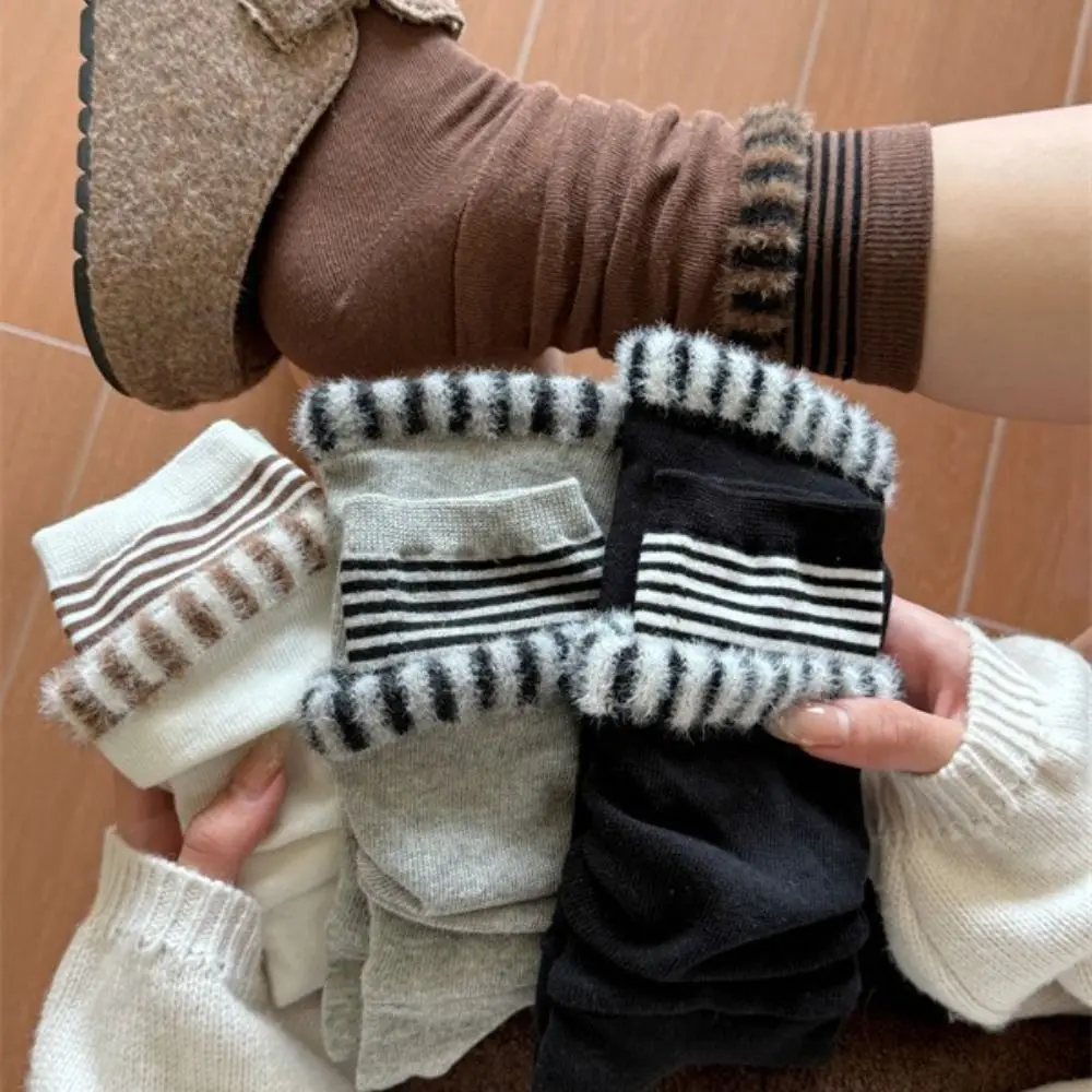 

New Knitted Hollow Calf Socks Breathable Warmth Stacked Long Tube Socks Harajuku Street Casual Mid Tube Socks Women Girls