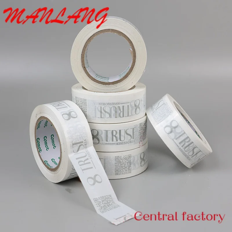 Custom  Branded Suppliers Jumbo Roll Adhesive Printing Customized Custom Logo Printed Fragile OPP Packaging Packing Bopp Tape