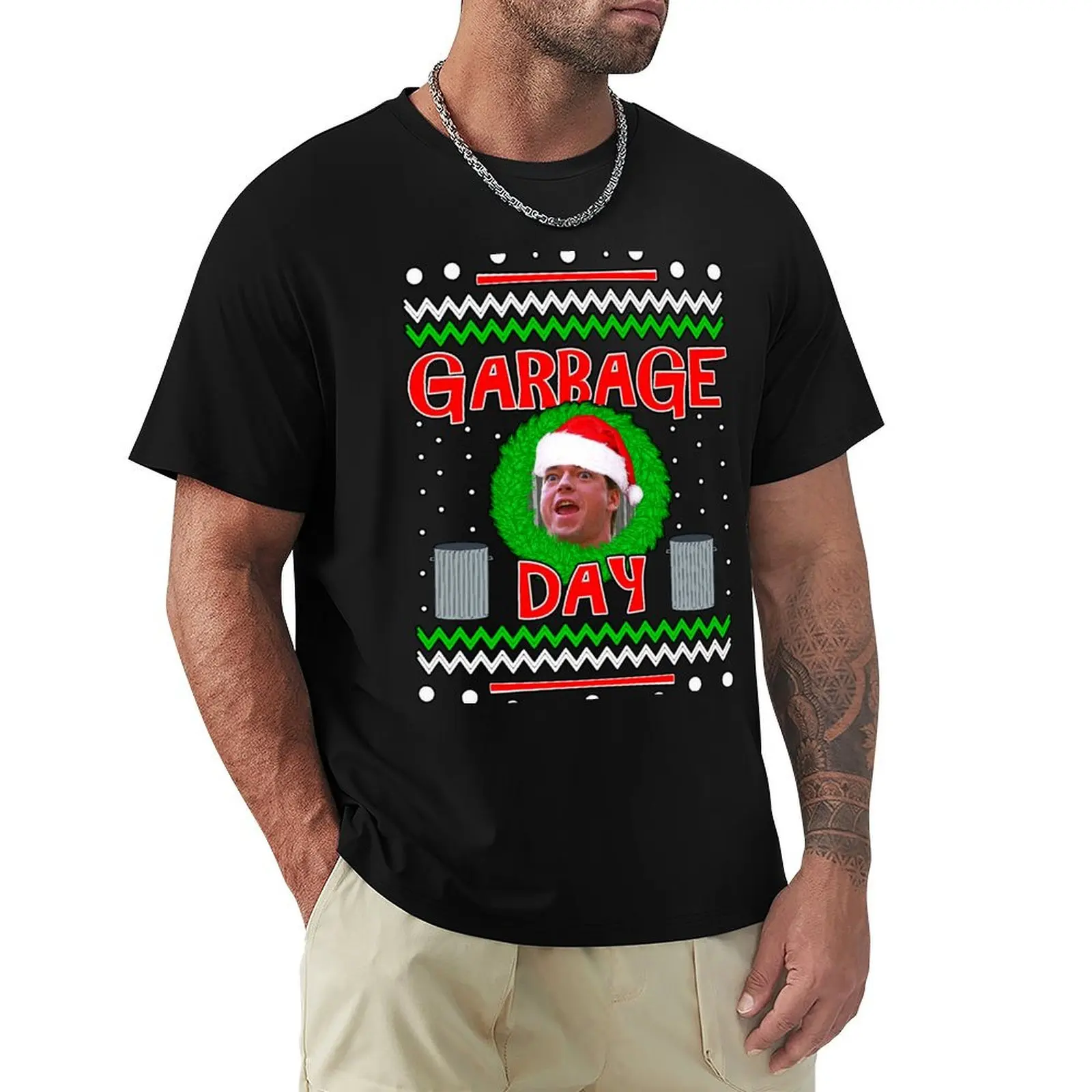 

Garbage Day! - Christmas Sweater T-Shirt new edition summer tops man t shirt anime shirts men