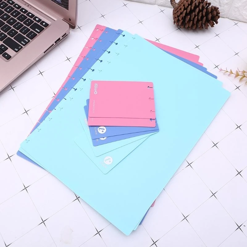 B5 حجم دفتر ملاحظات ملون مع ثقوب الفطر Journal Dividers Dividers Accessories أفضل بيع