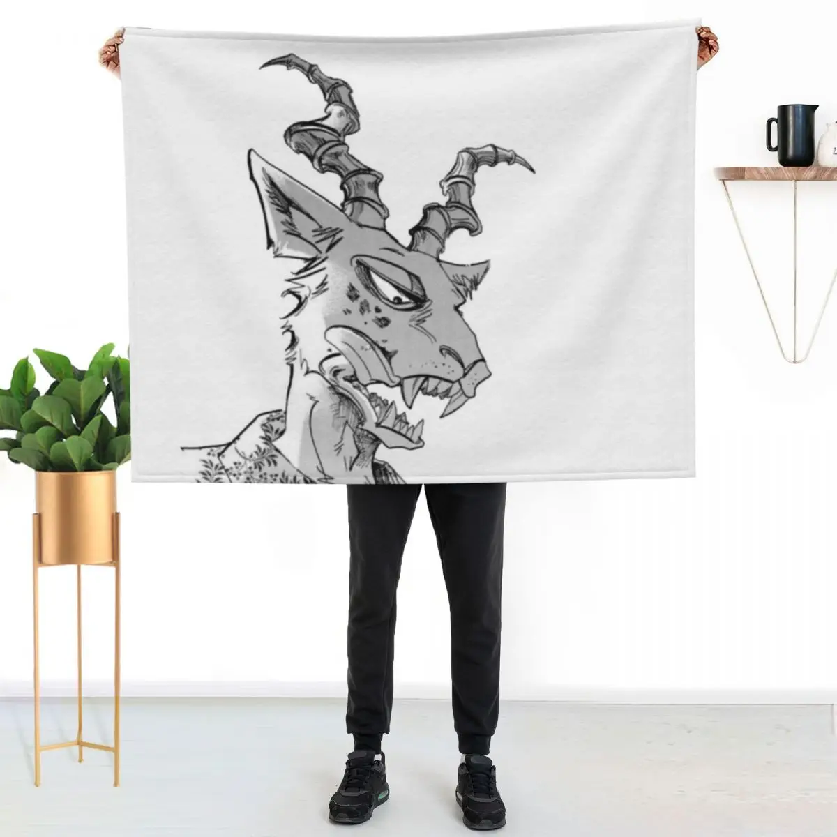 

Beastars Melon Throw Blanket Soft Home Decor Blanket for Couch Bedroom