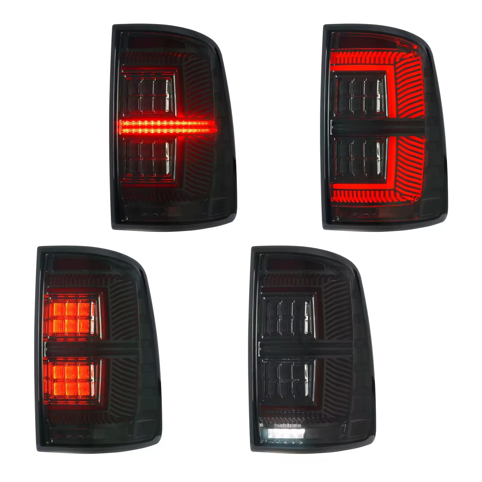 

LED Clear Tail Lights Animation Rear Lamps Taillight TailLamp Tail Lights for Ram 2009-2019