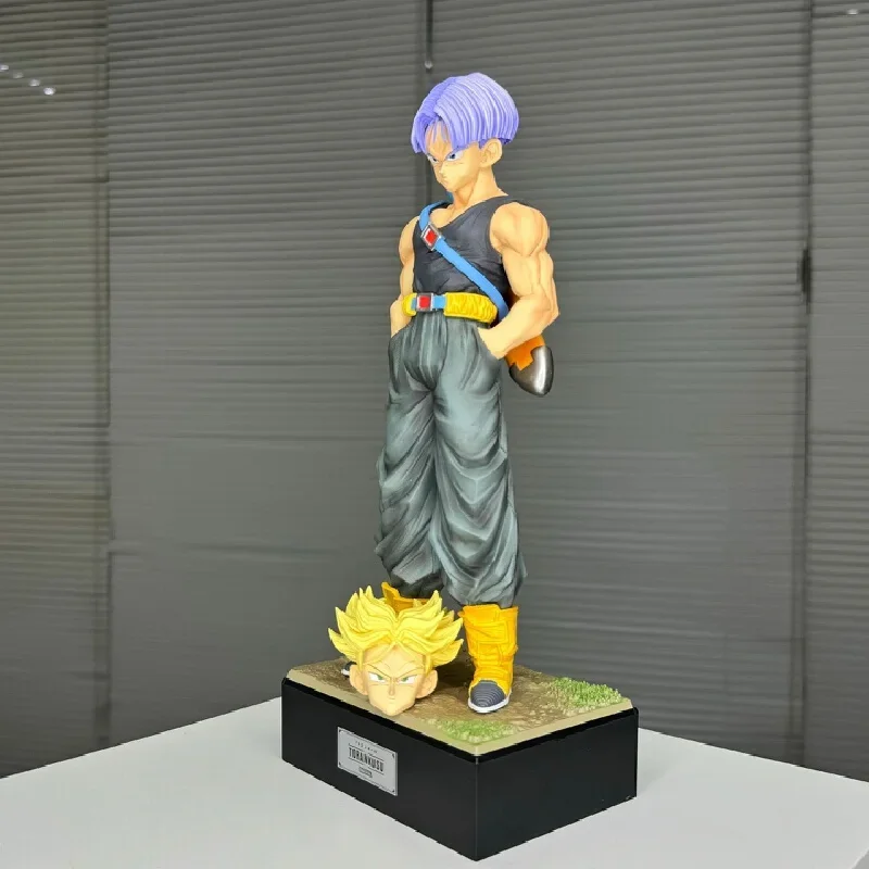 30cm Dragon Ball Unlimited Z Warrior Unlimited Tranx Double Headed Carving Anime Handmade Statue Model Ornament Collection Gift