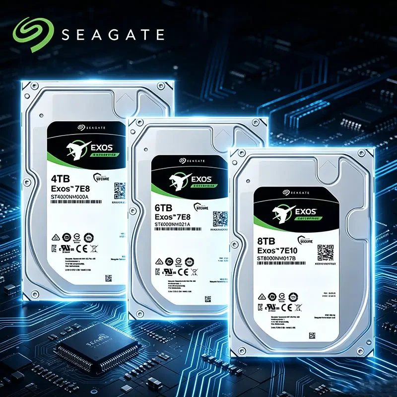 For Seagate IronWolf Pro 3.5" SATA OEM HDD, 4TB–16TB Multiple Capacities, Enterprise NAS RAID Drive With Data Recovery Service