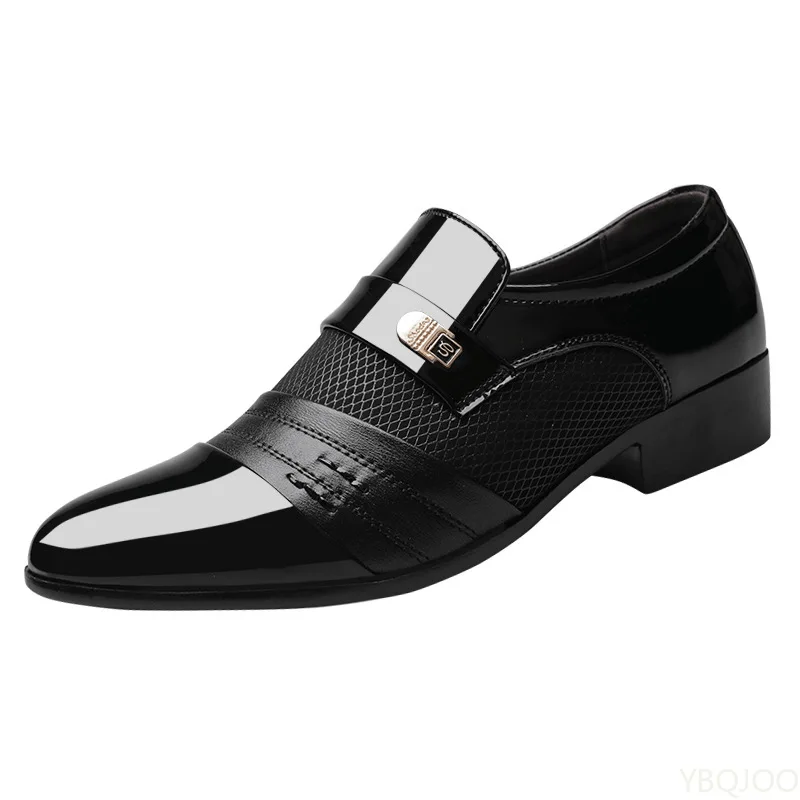 New men's casual shoes business formal wear plus size versatile for weddings si… - Image 6
