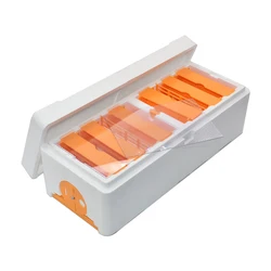 Bijenteelt Koning Box Multifunctioneel EPS-kunststofschuim met hoge sterkte Twee koninginnen Koningin Opfok Nuc Bee Paring Box Nuc Bijenkorf