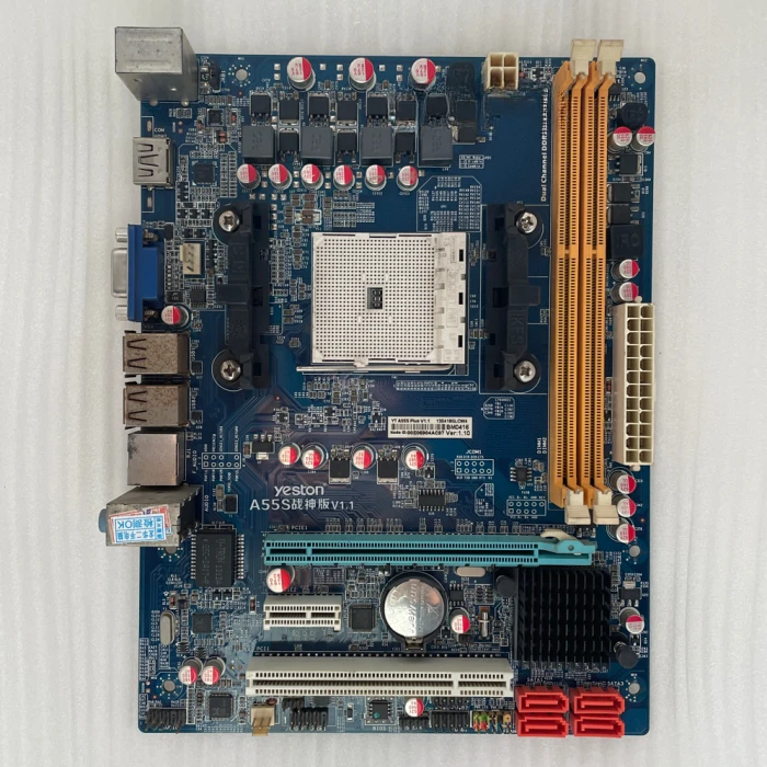 For Yingtong A55S Ares Edition DDR3 computer FM1 main board A55S PLUS HDMI desktop COM