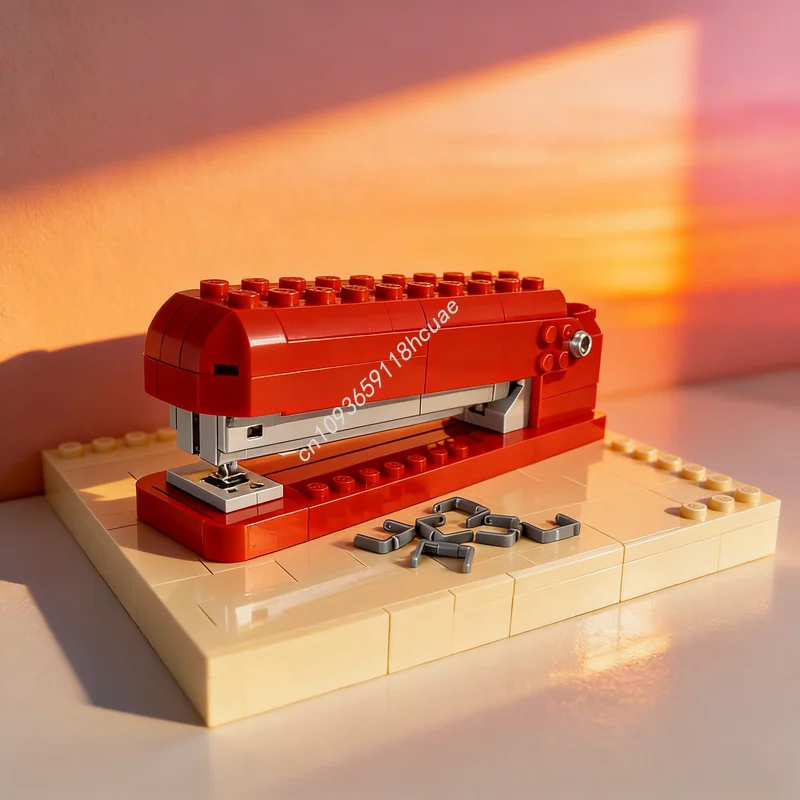 244pcs MOC Functional Life Sized Stapler Ideas CUUSOO Model Building Toy Blocks Construction Festival Gifts Creative Education