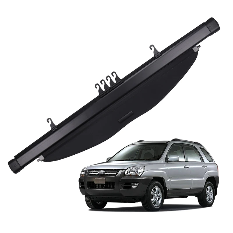 

Retractable Trunk Cargo Cover For Kia Sportage 2005-2010 Parcel Rack Anti-Peeping Shield Privacy Auto Interior Accessories