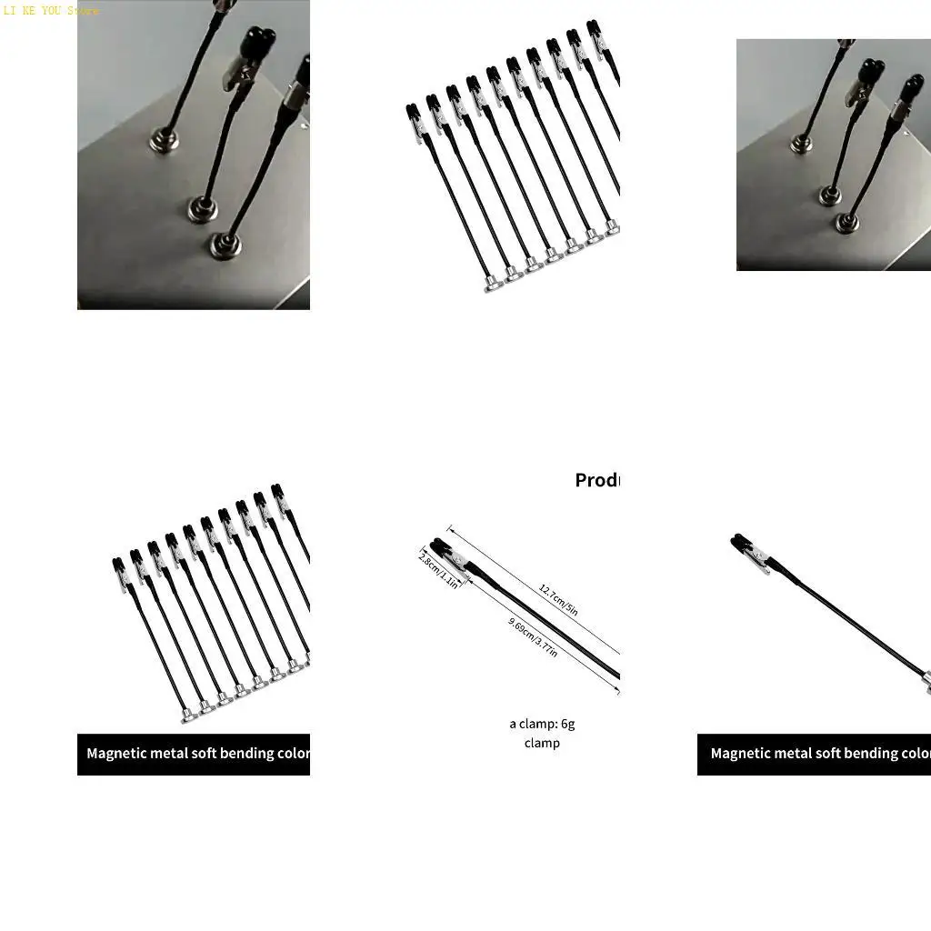 clipe-jacare-magnetico-flexivel-com-10-unidades-para-pintura-modelo-preciso-e-fabricante-modelo-diy