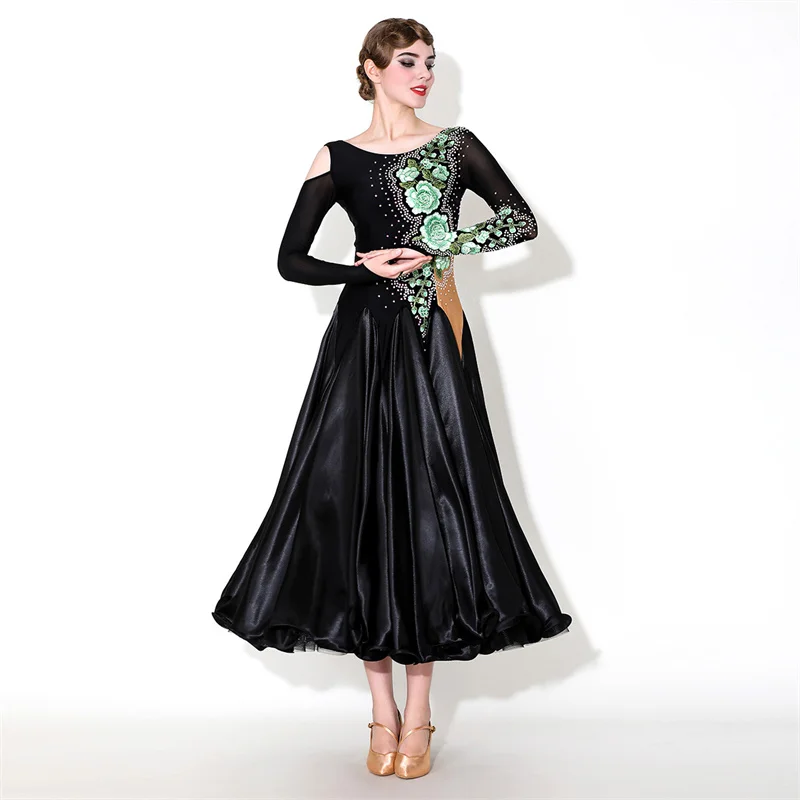 ODBD1332 Hot Sale High Quality Performance Wear Women Ballroom Competition Dress