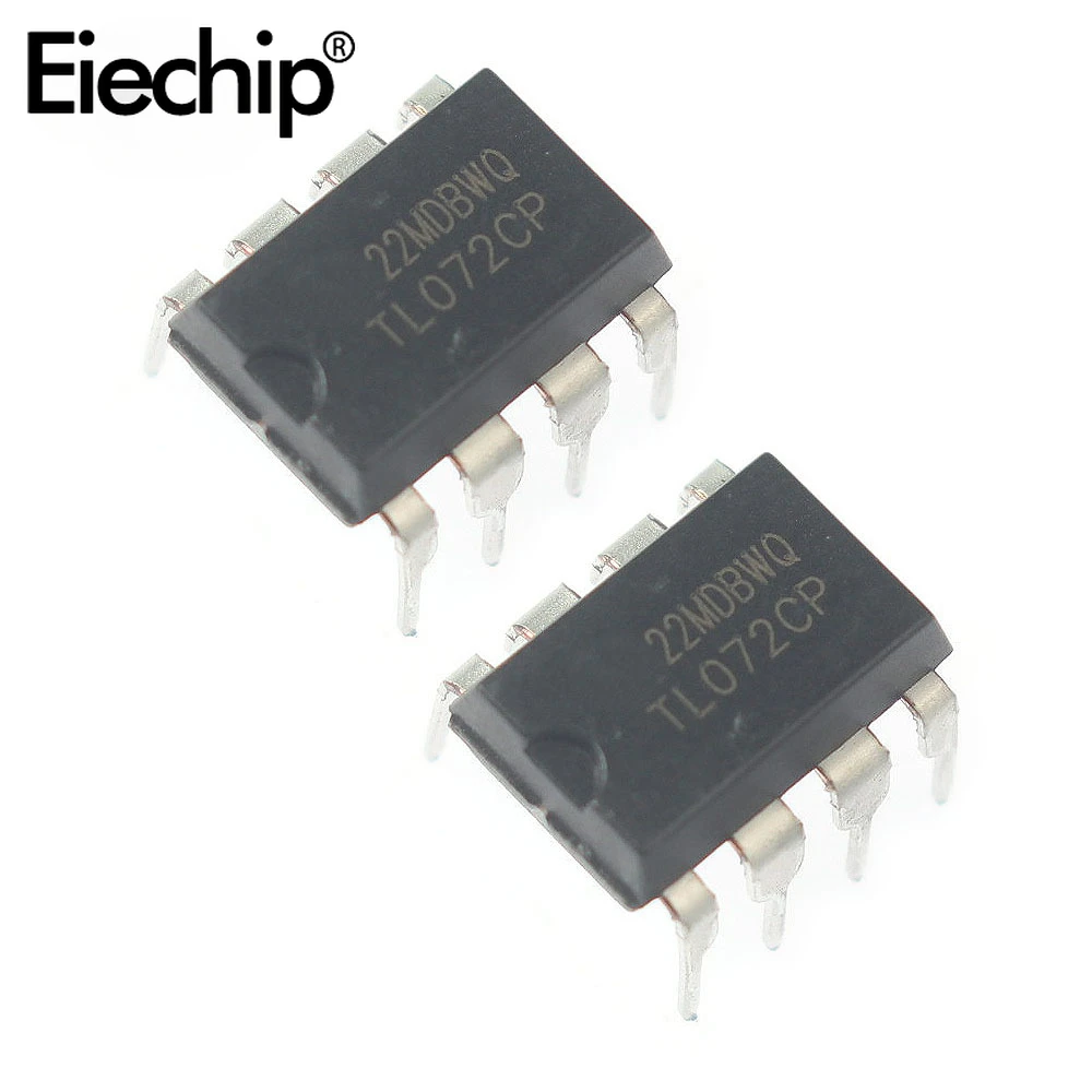 10PCS TL072 DIP8 Amplifier Set Low Noise FET Input Operational Amplifiers DIP-8 Integrated Circuit Electronic Component