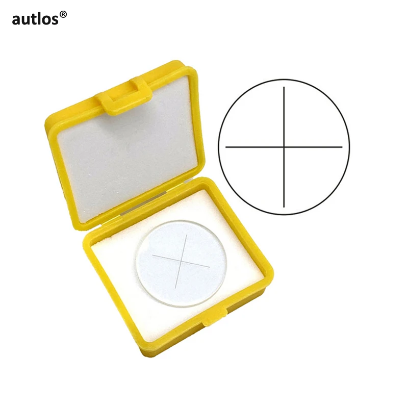 937 Crosshair Graticule Value Cruciform Plate External Internal Micrometer Graticule Microscope Reticle