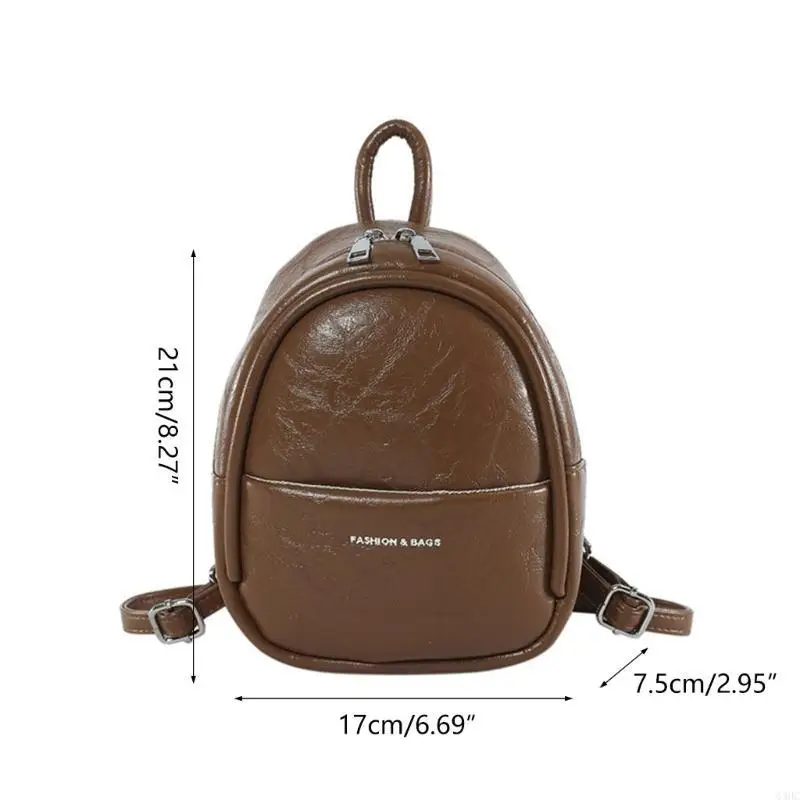 Borsa tracolla doppio cinturino in pelle PU da 63HC PU in pelle PU