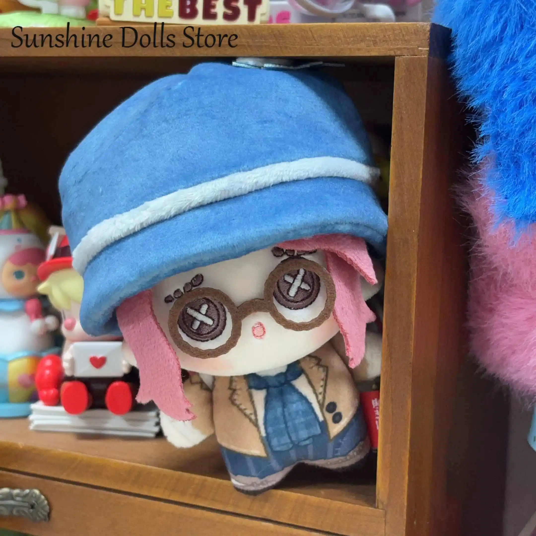 Identiteit V Serie Helena Adams Anime Schattige Pluche Pop Nunu Lichaam Figuren Poppen 10 CM Hanger Sleutelhanger Speelgoed Plushie Kerstcadeau