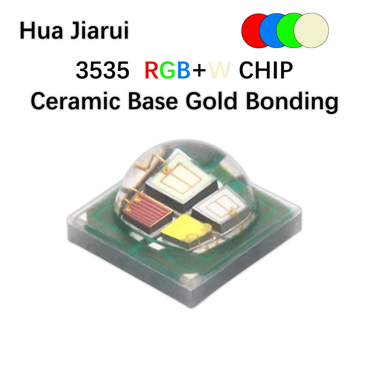 

3535 RGB+W 4W Ceramic LED Chips - High-Power Tri-Color Emitters for Stage/Architectural/Theater Lighting