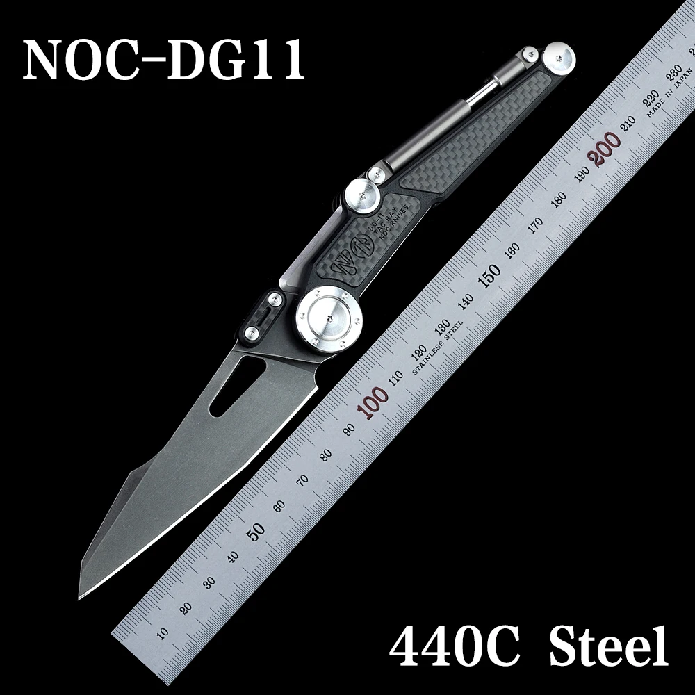 

NOC Knife Knives DG11 Outdoor Survival Knife 440c Folding Knife Practical G10 Handle Take it With You Self Defense Weapons