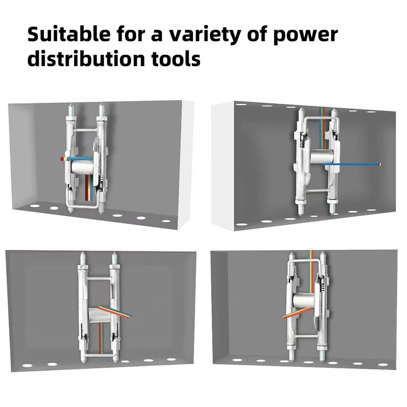 Imagem -02 - Eletricista Threading Ferramenta Auxiliar Regulador de Cabo Universal Fio de Ligação Manual Puxando Dark Wire Power Grid Wire Drawing