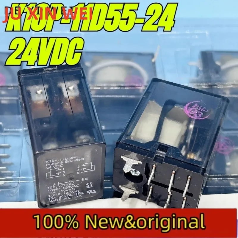 （Brand New Original）1pcs/lot 100% original genuine relay:K10P-11D55-24 24VDC 24V 8pins DC24V Intermediate relay