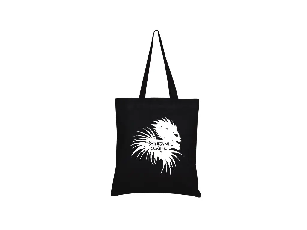 

Сумка-тоут Death Note, сумка для покупок, аниме-принт, оригинальный дизайн, белая дорожная парусиновая повседневная сумка унисекс, портативные сумки для поездок на работу
