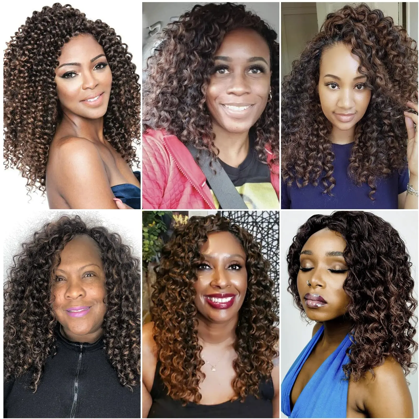 Crochet hair GoGo Curl for Black Women Short Beach Curl Bohemian Crochet trecce Natural Black Deep Wave intrecciare le estensioni dei capelli