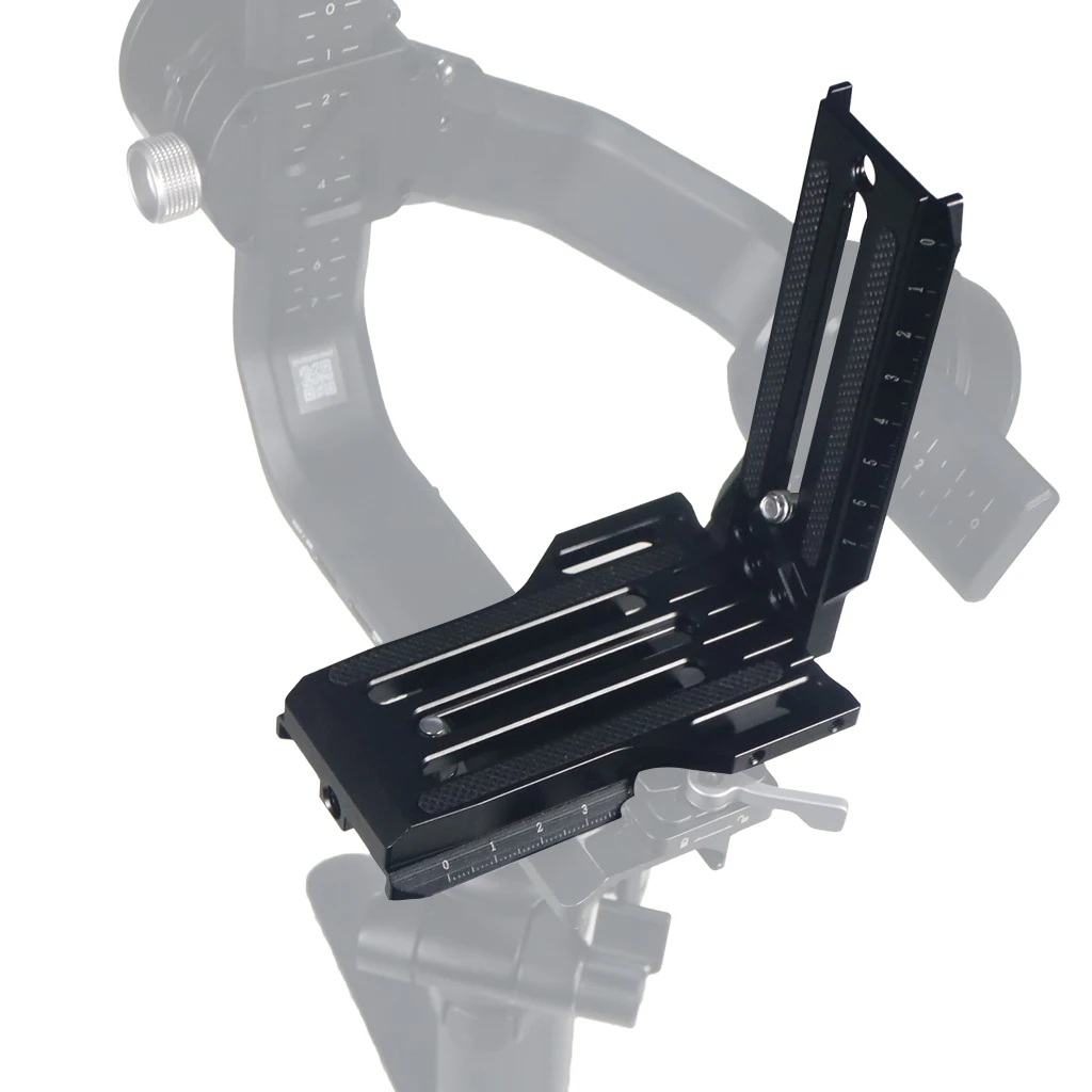 Piastra Di Ripresa Verticale Per Stabilizzatore Weebill E Weebill S – In Alluminio CNC Con Cuscini In Gomma, Attacco 1/4″
