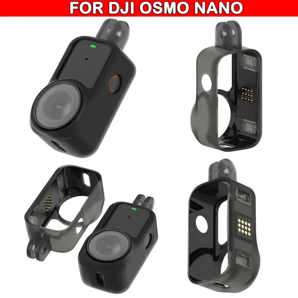 

Quick Release Protective Frame Case Plastic Lightweight Expansion Cage Holder Durable Vertical Bracket for DJI Osmo Nano