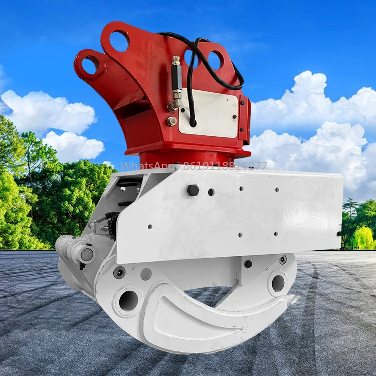 Garden cutting and wood grabbing, excavator rotary multi-function saw