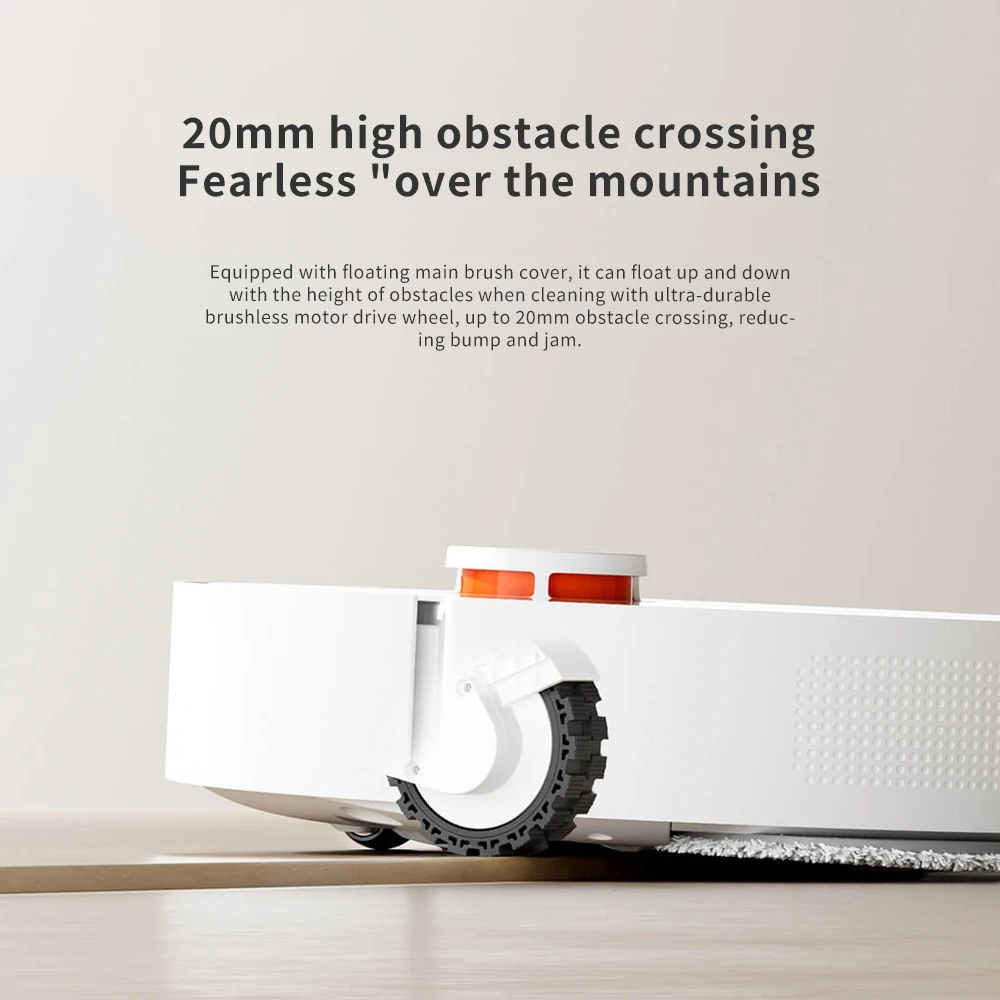 XIAOMI MIJIA Self Robot Vacuum Cleaners Mop H40 Smart Home Sweeping High Speed Rotary Scrubbing 6000PA Cyclone Suction LDS Laser