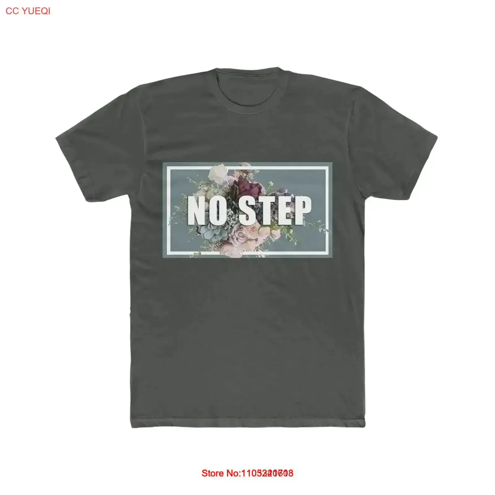 NO STEP Succulents Camiseta de algodón para hombre GI Joe vintage Lavado Ropa de diseñador transpirable Ropa de calle estirada cómoda