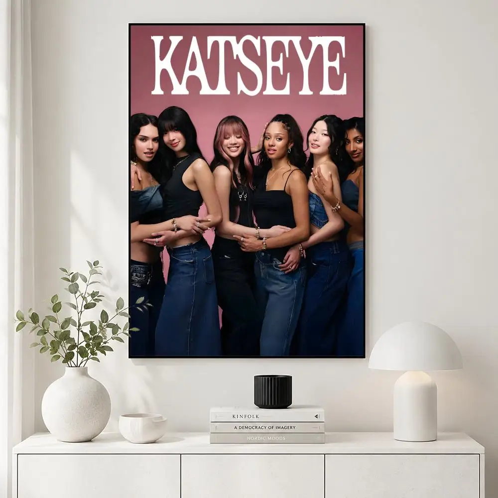 Idol KATSEYE Poster Hochwertige Wandkunst-Poster, geeignet für Heimbüros, Schlafzimmer und Wohnzimmer. – Detail 6