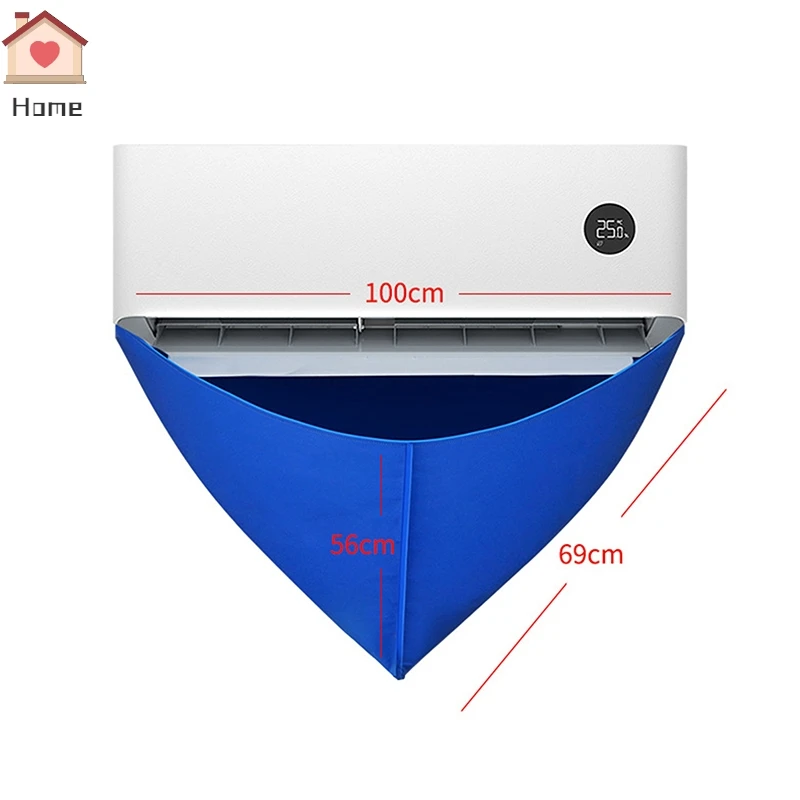 Air Conditioner Cleaning Cover Kit Large Universal Waterproof Cover Wall-mounted Internal External Air Conditioner Cleaner Tool