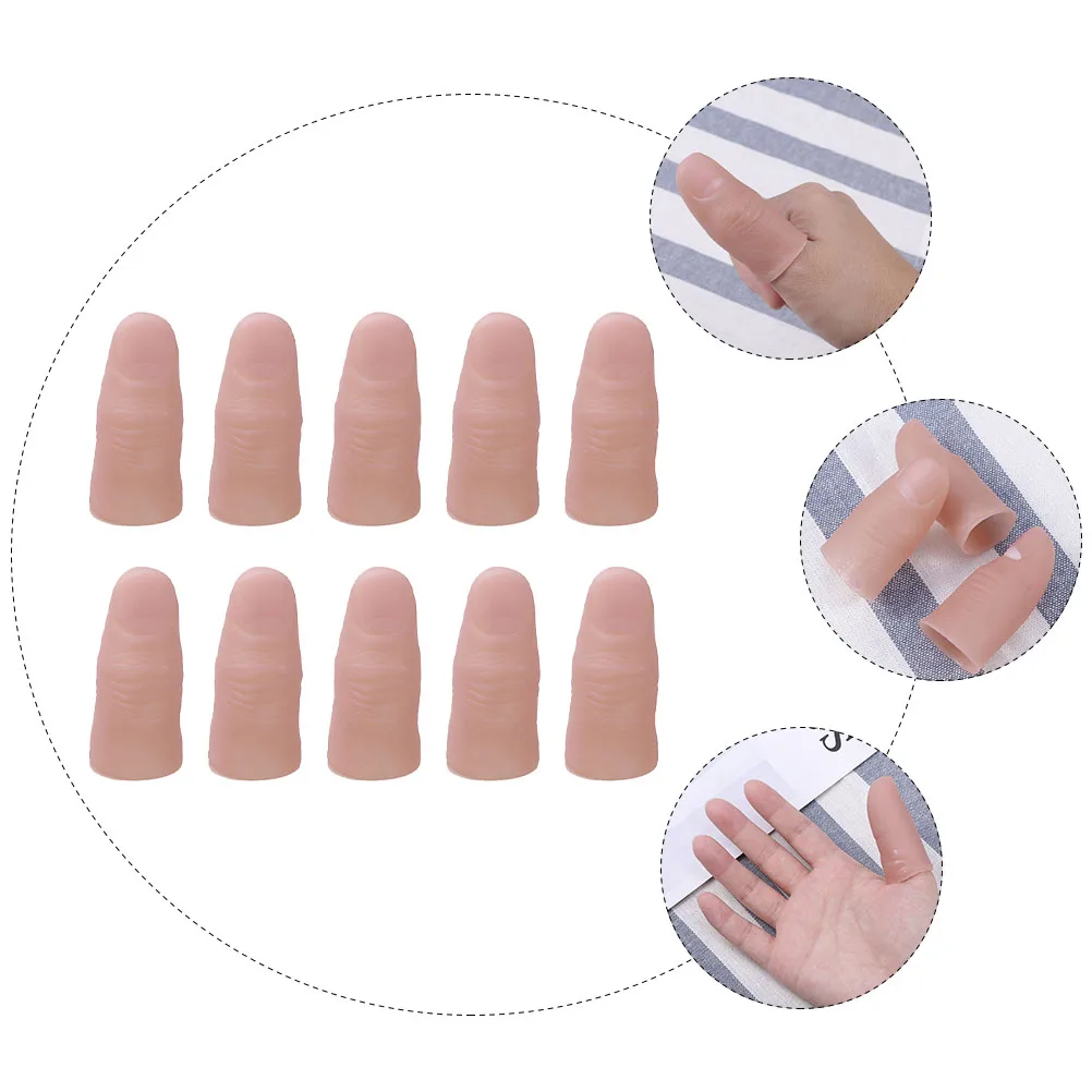 20 قطعة أصابع محاكاة خدعة أصابع وهمية الإبهام نصائح المرحلة الدعامة المزحة نصائح عرض مسرحي الدعامة