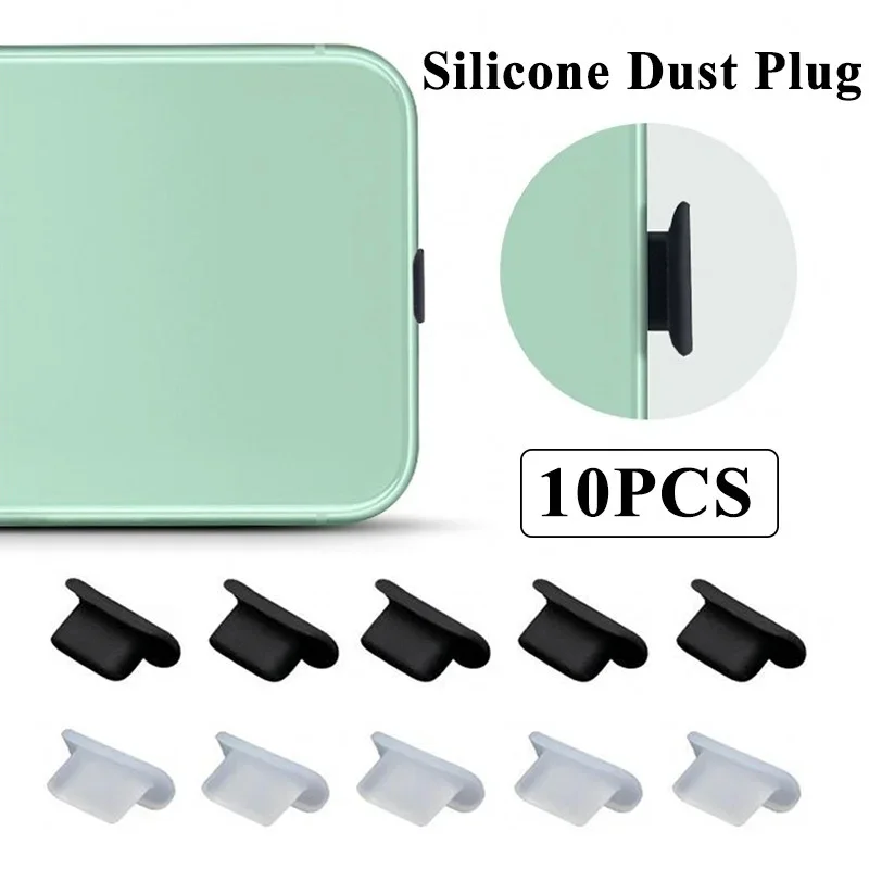 Silicone Phone Dust Plug for Iphone 13 Pro Max 12 11 X XS Charging Port Protector Rubber Dust Plug Dustproof Cover Caps