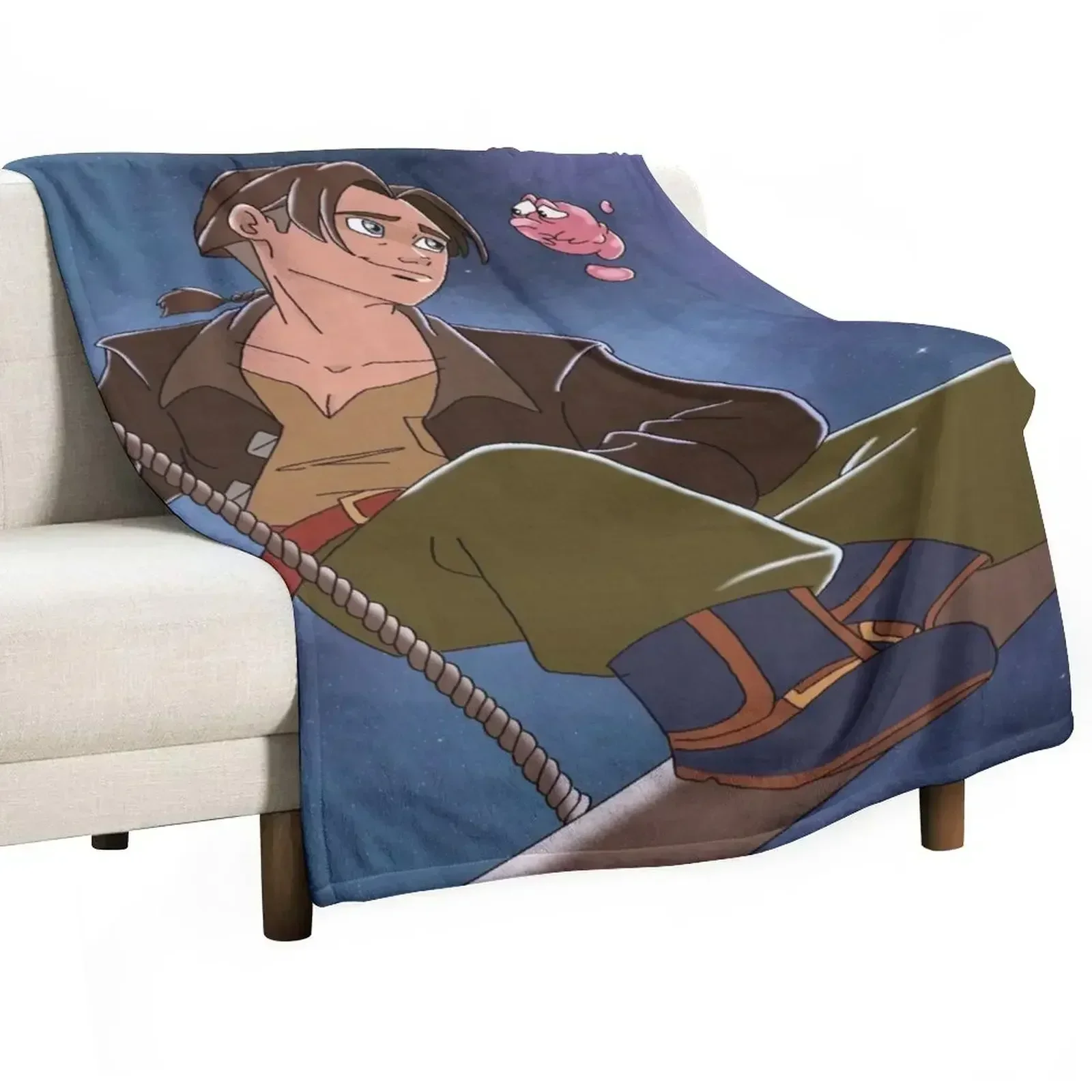 treasure planet Throw Blanket Multi Purpose Soft Warm Blanket for Home Travel