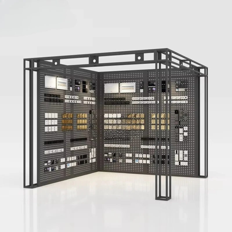 &c Custom-Sized Custom Wire Wall Mounted Tile & Mosaic Accessories Display Rack with Custom Color Options for Exhibition