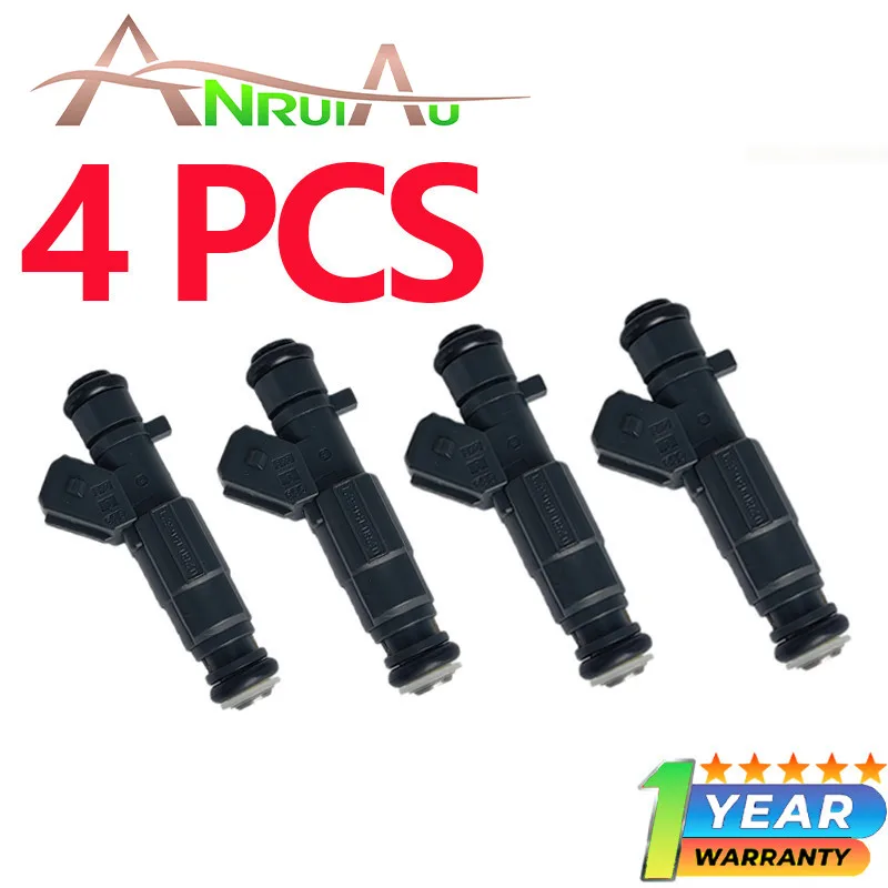 

For 4 Sets Of 16450-RWC-A01 Fuel Injectors, Compatible With Honda RDX, RSX, K20 And K24 Engines