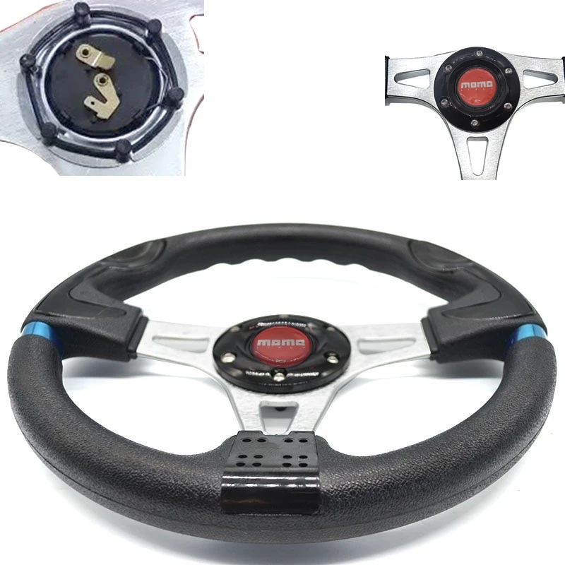 320MM 13 Inch  Racing Car PVC Modification Mini Drifting Steering Wheel