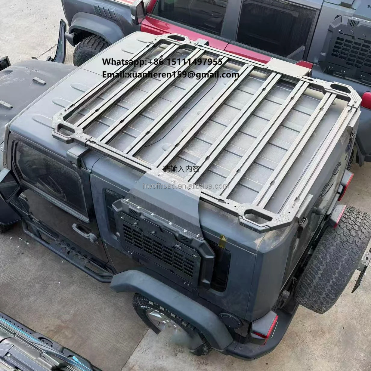 

Auto Parts Exterior Accessories Car Roof Rack Cargo Basket for Jeep Wrangler Explorer