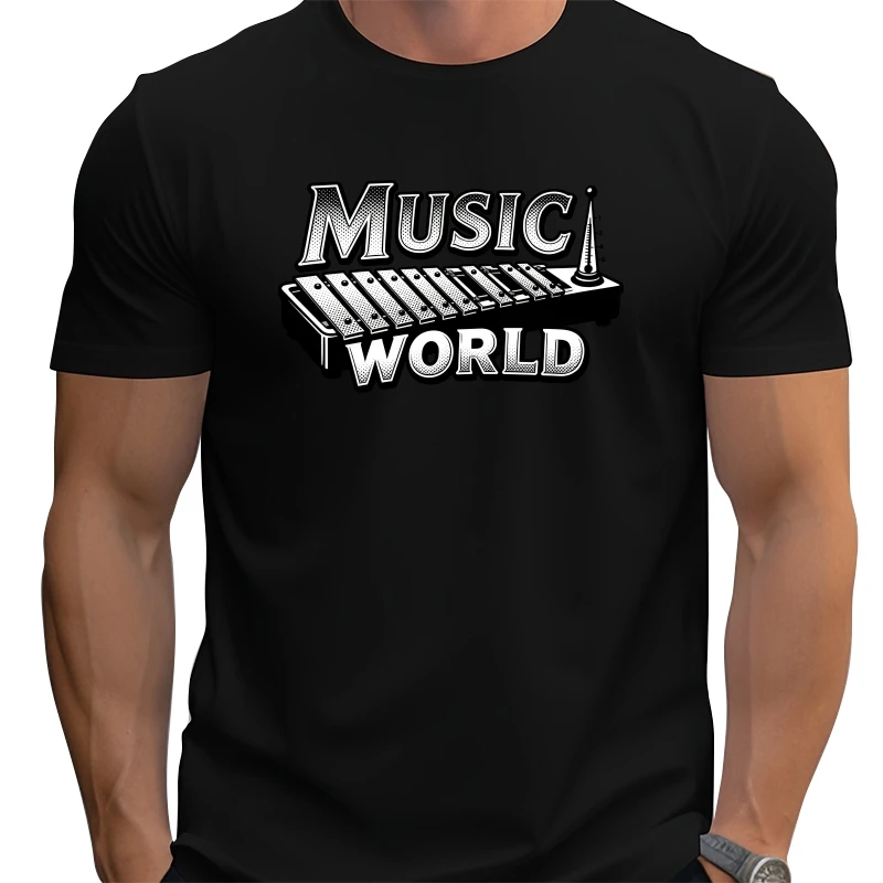 

Hip Hop Cartoon puck stylish graphic T-shirt everyday outfit Street Fun Loose large size 100% Cotton Top