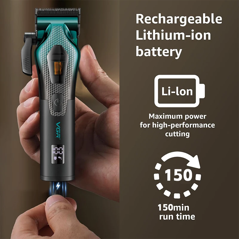 VGR 271 997 Juego de cortapelos para hombre, máquina de corte de pelo de 10000 Rpm, cortapelos de alta calidad, juego de peluquero profesional para hombre 41