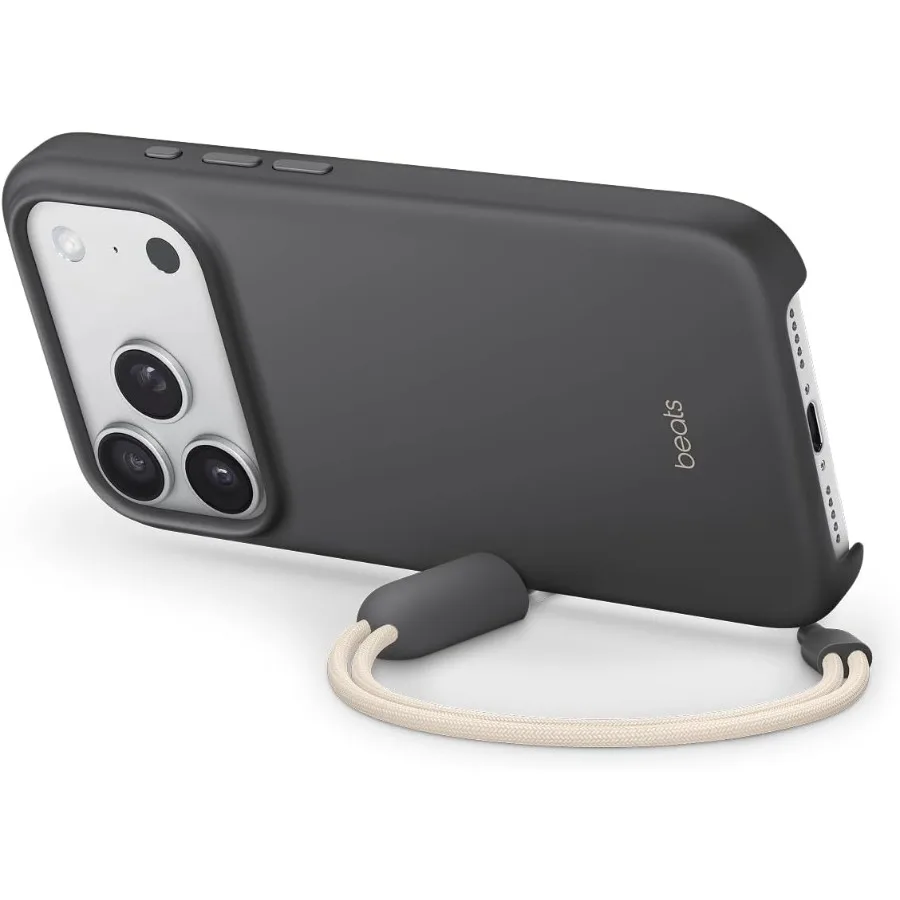 

For iPhone 17 Pro Kickstand Case with MagSafe Camera Control Built in Stand Lanyard Matte Finish