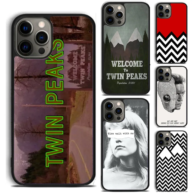 Best New Design Welcome to Twin Peaks phone Case For iPhone 16 15 14 Plus XR XS 11 12 13 mini Pro Max coque