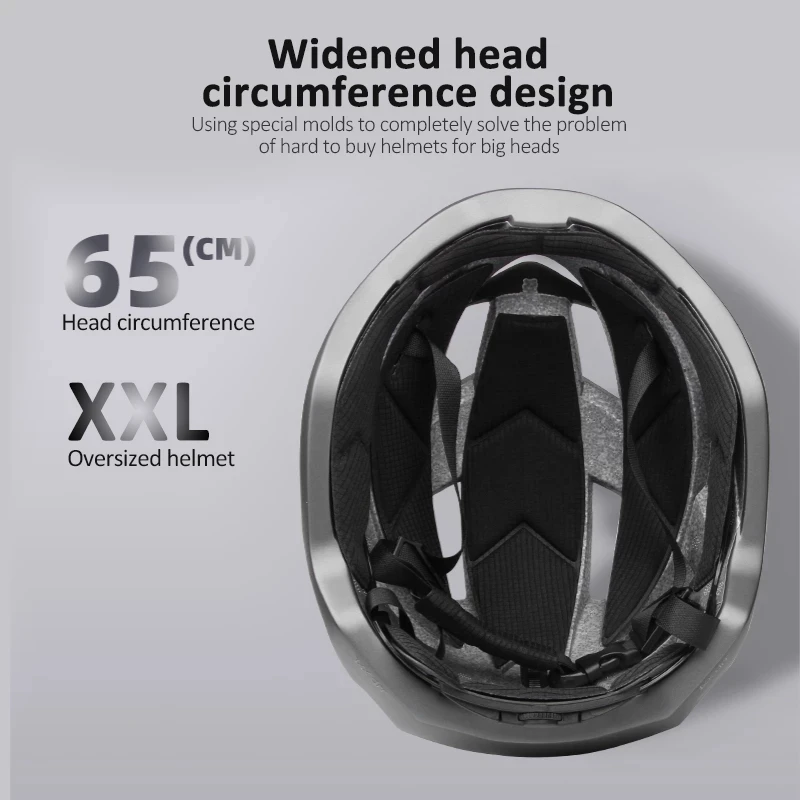 GUB Cycling Helmet for Bicycle/Scooter Men 61-65cm XXL EPS Integrally-molded Ultralight Super Large Size Helmet Cascos Ciclismo