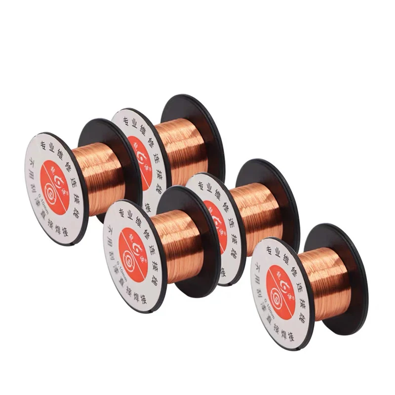 Câble de liaison PCB de 0.1mm, fil à souder en cuivre, ligne de saut d'entretien, soudure, outils de réparation d'ordinateur de téléphone portable