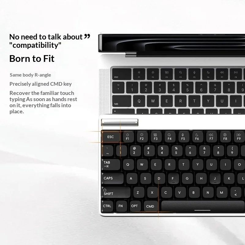ZORMHER AeroType 75 Mechanical Keyboard Low Profile Silent Wireless Tri Mode ZORMHER AeroType 8000HZ 83Keys 2500mah Keyboard