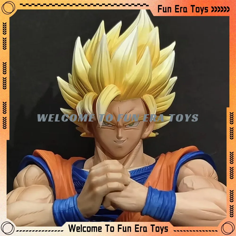 In Stock 30cm Dragon Ball Anime Figure Goku Figures Super Saiyan 2 Son Goku Figurine Model Doll Custom Statue Toy Christmas Gift