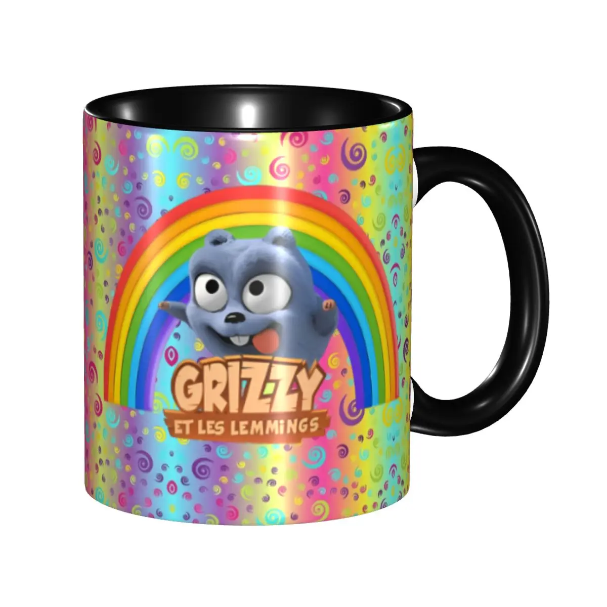 

Custom G-Grizzys And L-Lemmingsed Mug Cartoon Anime Cute Bear Coffee Ceramic Mug Cup Creative Gift